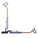 Wysokoobrotowy mop elektryczny DYSON Clean+Wash Hygiene