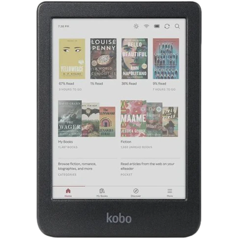 Czytnik e-booków KOBO Clara Colour 6" Czarny