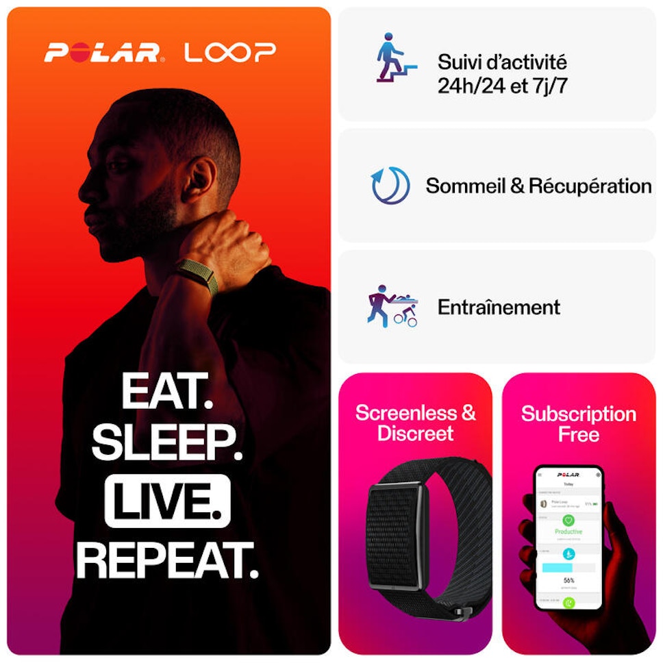Monitor aktywności Polar Loop Black Monitor aktywności Polar Loop Black