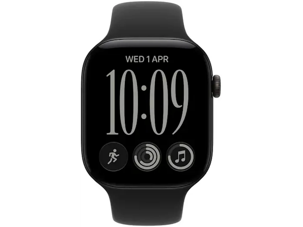 Apple Watch 12 GPS 42mm aluminium czarny pasek czarny