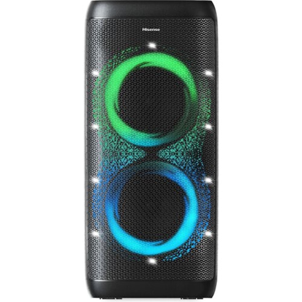 Power Audio HISENSE Party Thunder Czarny, 620W, Bluetooth, Bateria 18 godzin, Auracast, Złącze Gitarowe i Mikrofonowe