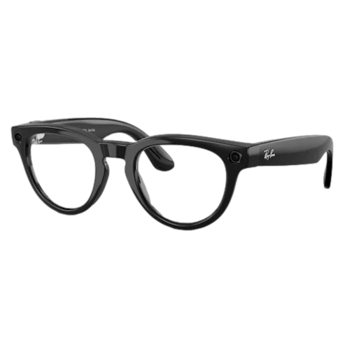 Okulary RAY BAN Meta Headliner Gen 2 Czarny połysk/Przezroczyste