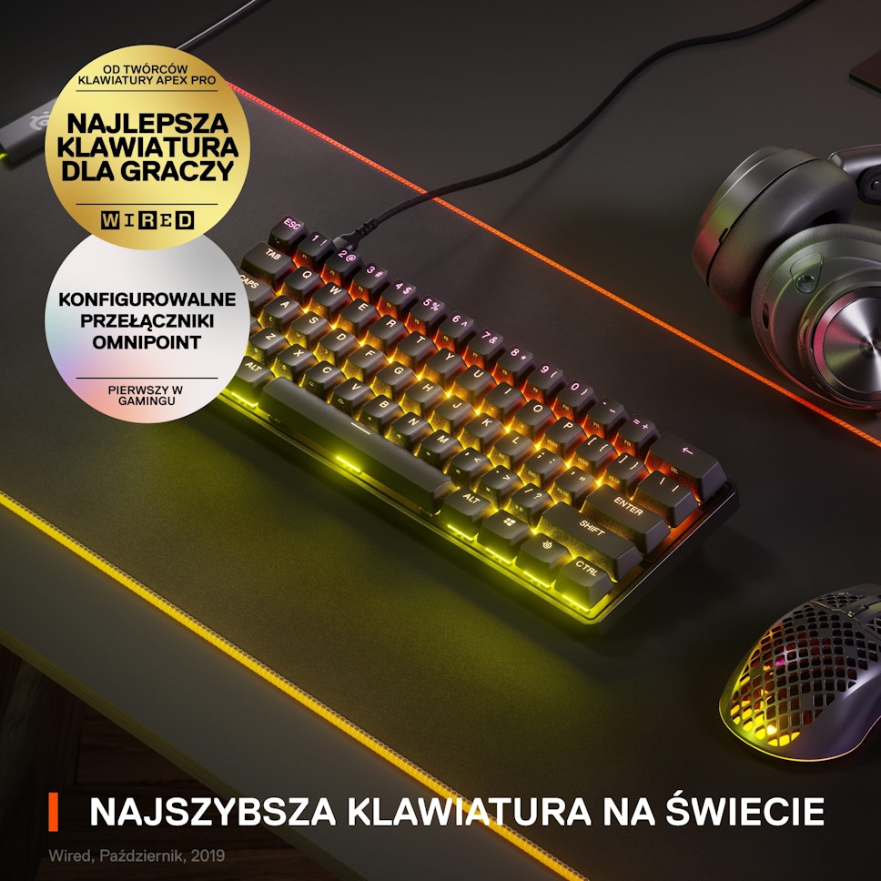 Klawiatura Steelseries Apex Pro Mini Klawiatura Steelseries Apex Pro Mini