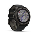 Zegarek sportowy Garmin Fenix 8 47mm Solar Sapphire Carbon