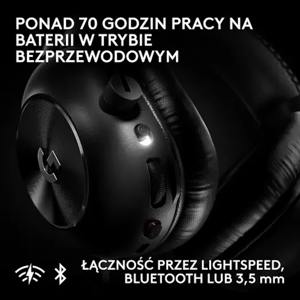 Słuchawki LOGITECH Pro X3 Lightspeed Czarny