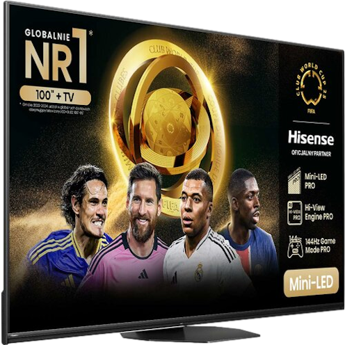 Telewizor HISENSE 65U8NQ 65" MINILED 4K 144Hz VIDAA Dolby Vision Dolby Atmos HDMI 2.1