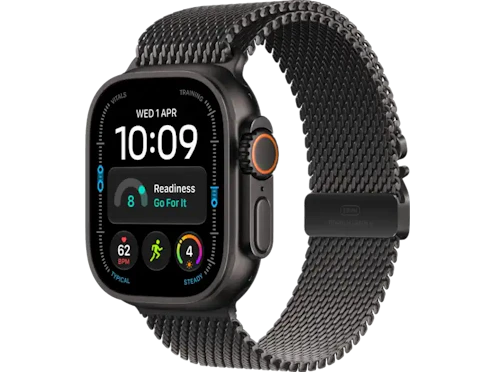 Apple Watch Ultra 4 GPS + Cellular 49mm Czarny bransoleta mediolańska czarna
