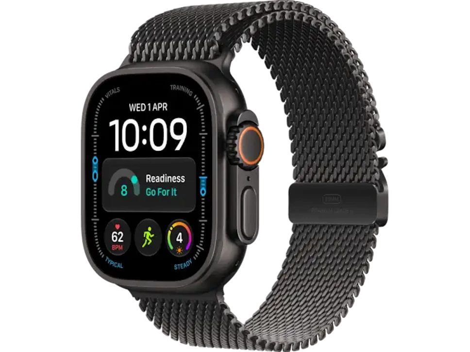 Apple Watch Ultra 4 GPS + Cellular 49mm Czarny bransoleta mediolańska czarna