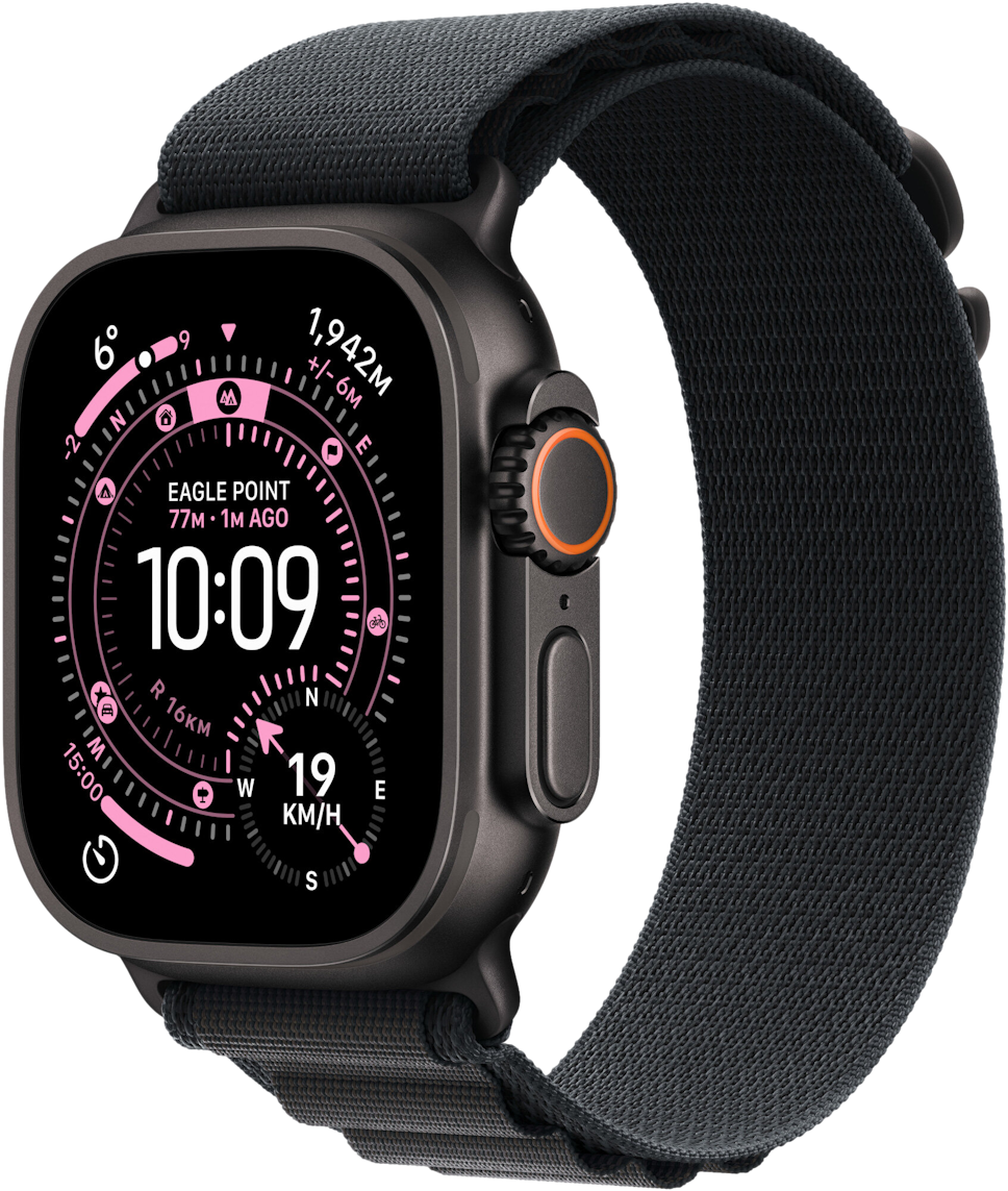 Apple Watch Ultra 3 49mm koperta tytanowa (Czarny) + pasek Alpine rozmiar L Apple Watch Ultra 3 49mm koperta tytanowa (Czarny) + pasek Alpine rozmiar L