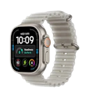 Apple Watch Ultra 4 GPS + Cellular 49mm Natural pasek Ocean półprzezroczysta szarość