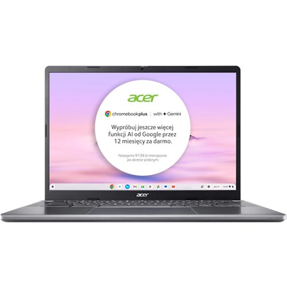 Laptop ACER Chromebook Plus 514 CB514-3H-R36J 14" R5-7520C/8GB/512GB/Chrome OS