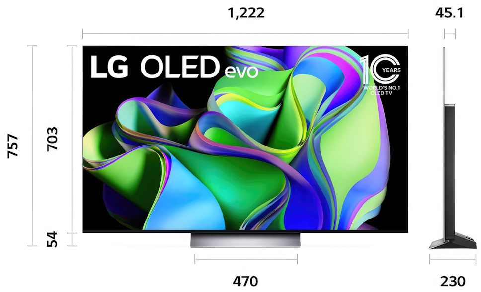 Telewizor LG 65C31LA 65 cali Telewizor LG 65C31LA 65 cali