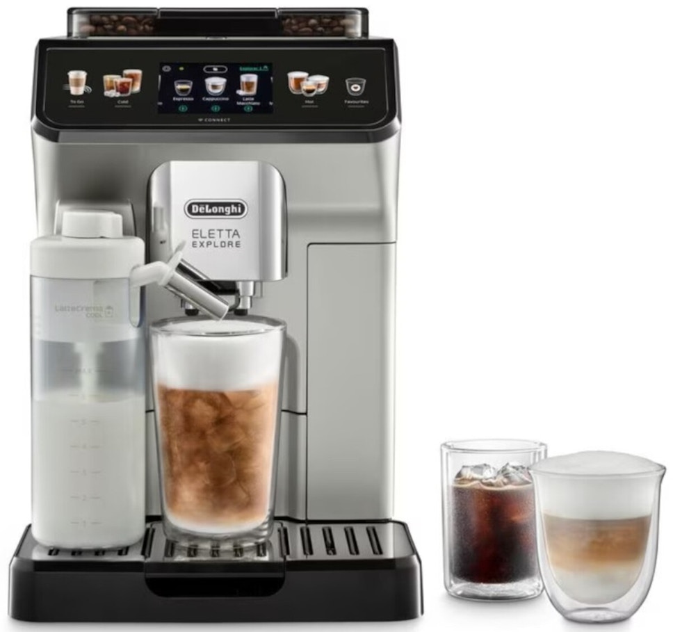 Ekspres DELONGHI Eletta Explore ECAM450.65.S Cold Brew Ekspres DELONGHI Eletta Explore ECAM450.65.S Cold Brew