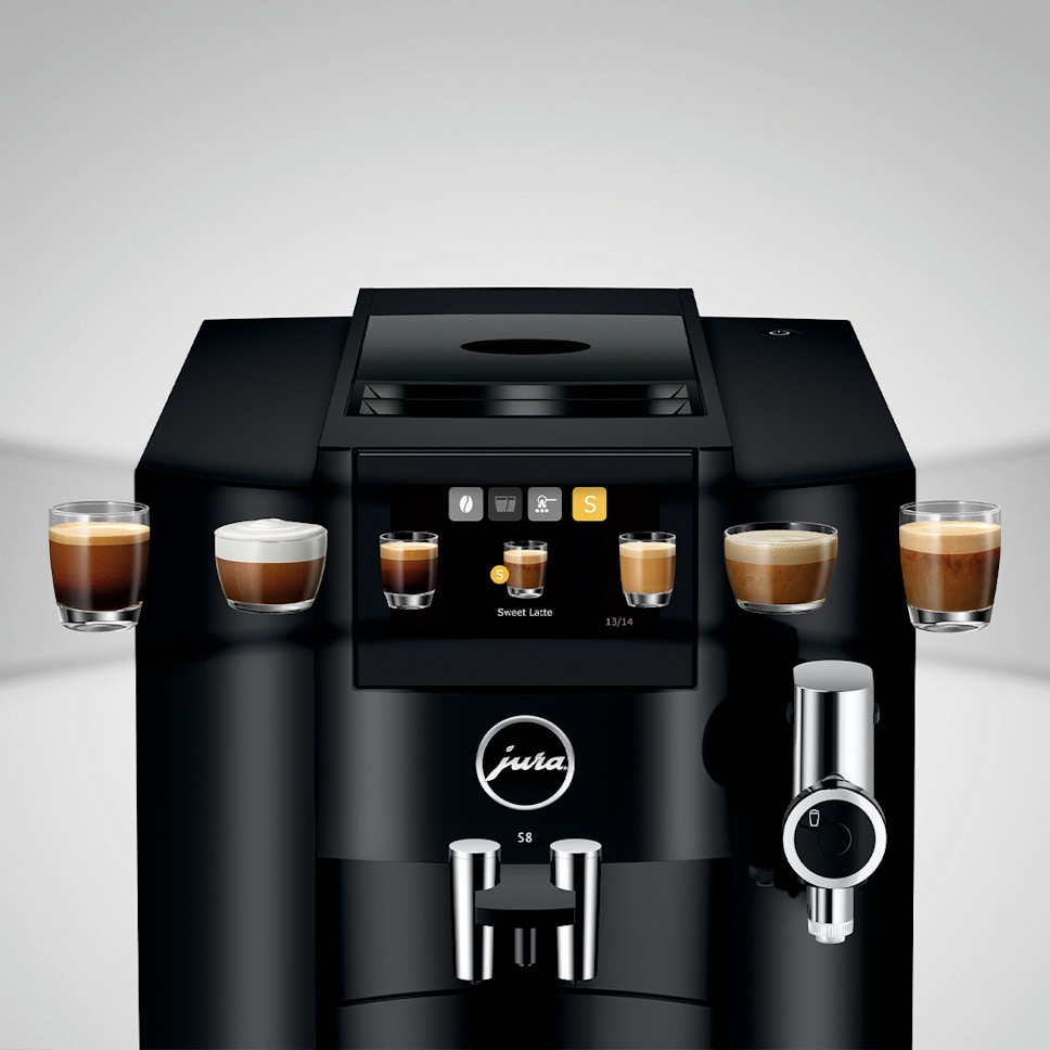 Ekspres JURA S8 Piano Czarny (EB) z systemem Sweet Foam Ekspres JURA S8 Piano Czarny (EB) z systemem Sweet Foam