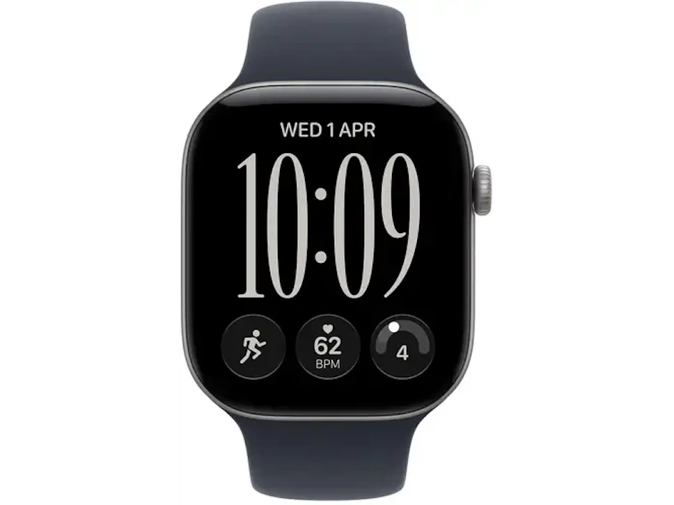 Apple Watch 12 GPS 42mm aluminium gwiezdna szarość pasek granatowy 
