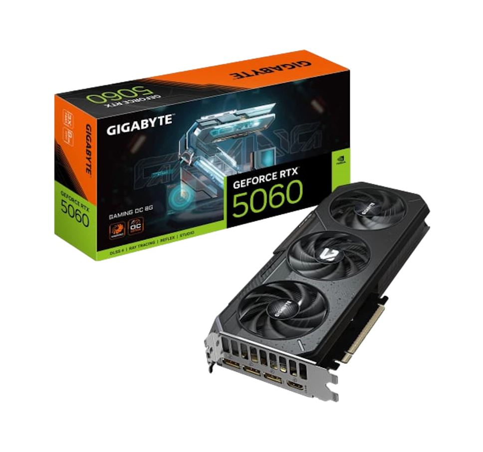 Karta graficzna Gigabyte GeForce RTX 5060 Gaming OC 8GB GDDR7 DLSS4