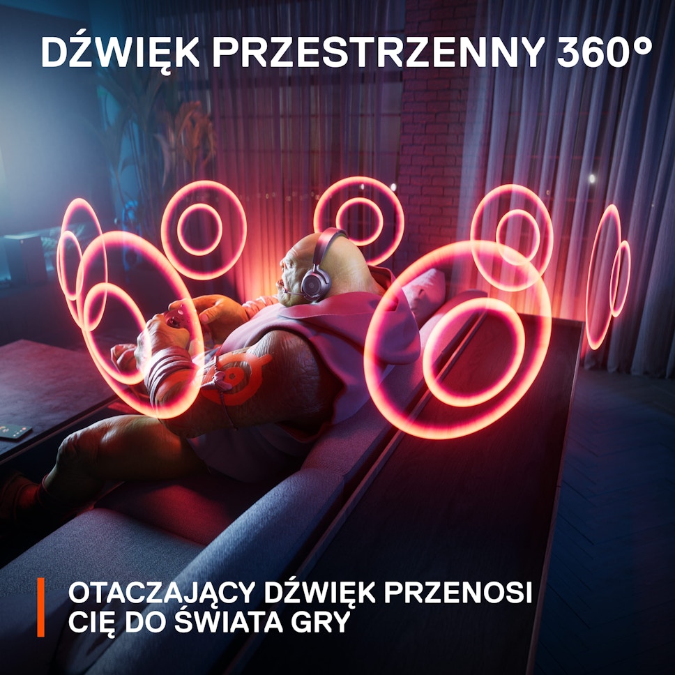 Słuchawki SteelSeries Arctis Nova 7P Bezprzewodowe Czarny