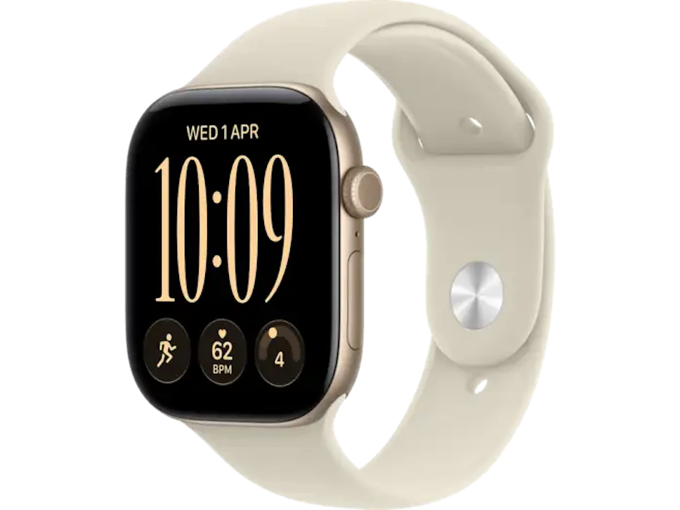 Apple Watch 12 GPS + Cellular 46mm aluminium jasne złoto pasek piaskowy
