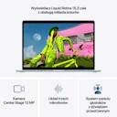 Laptop Apple MacBook Air 2026 15.3" Retina M5 16GB RAM 1TB SSD macOS Błękitny