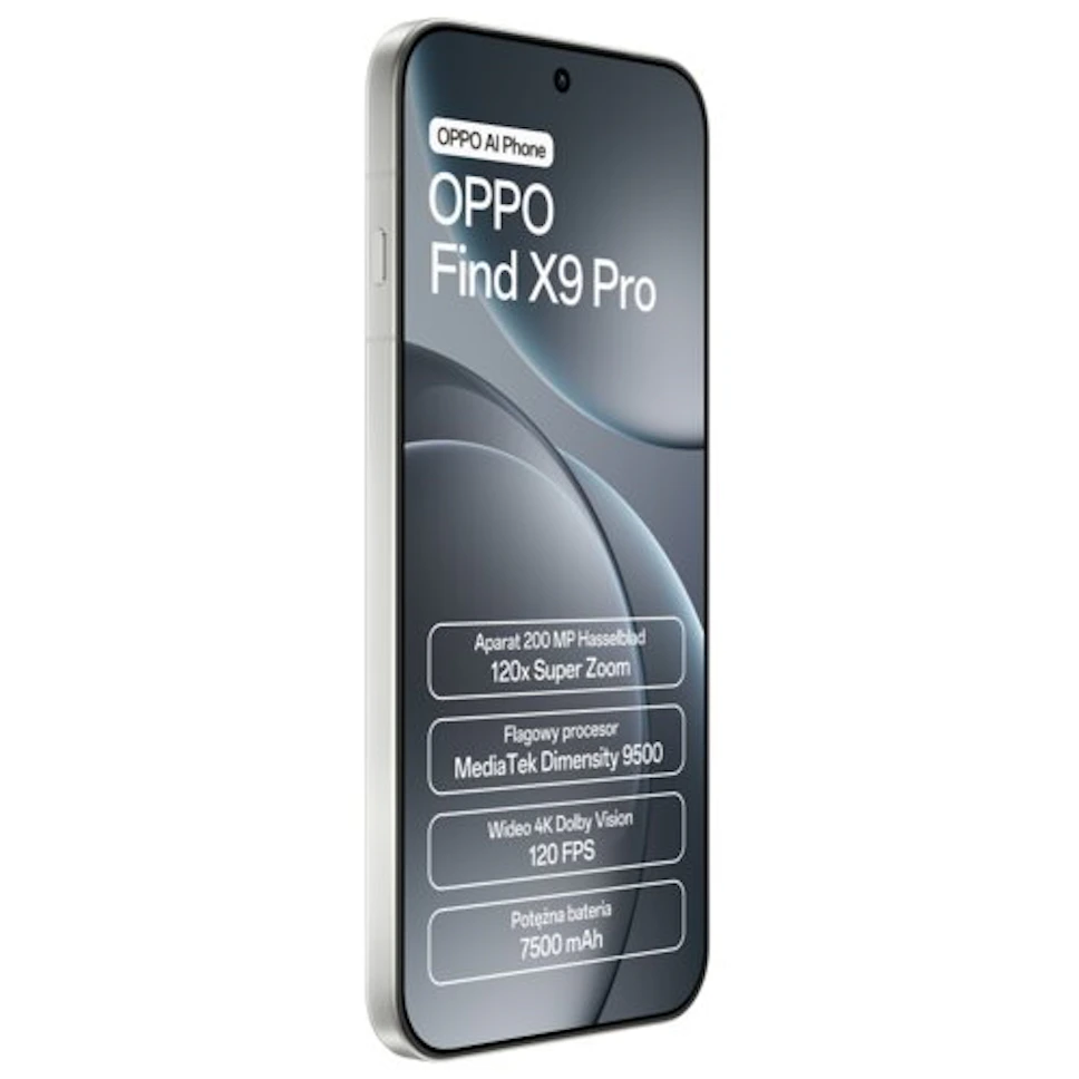 Smartfon OPPO Find X9 Pro 5G 16/512 6.78" 120Hz Biały