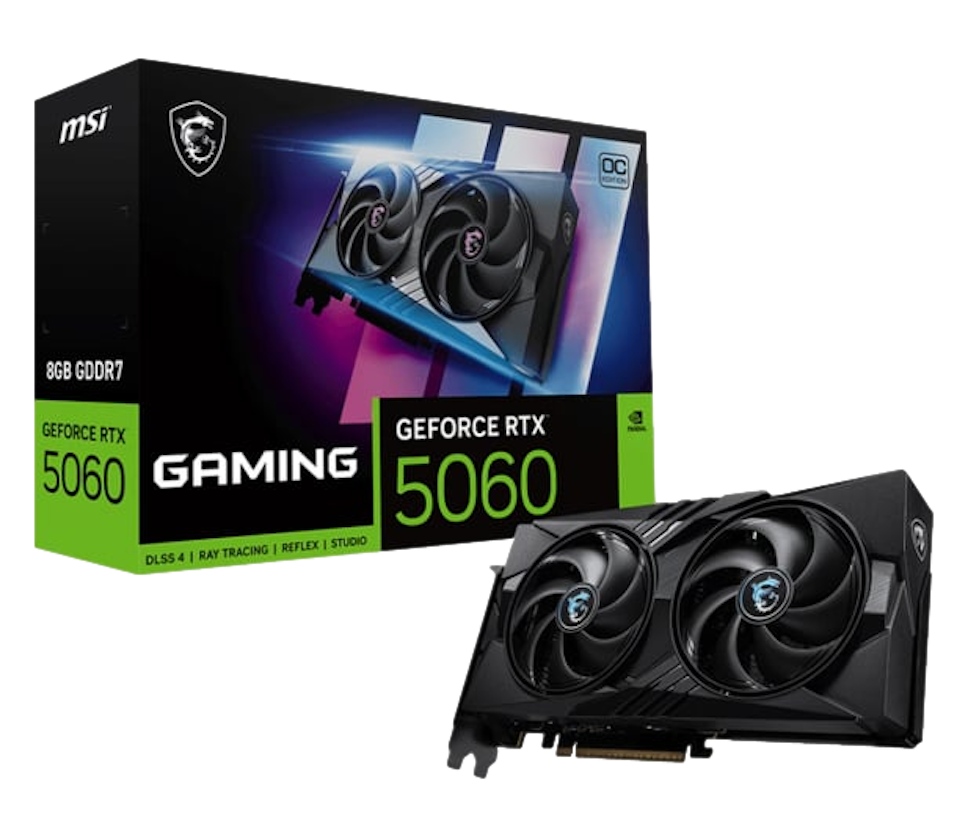 MSI GeForce RTX 5060 Gaming OC 8GB GDDR7 DLSS4 MSI GeForce RTX 5060 Gaming OC 8GB GDDR7 DLSS4