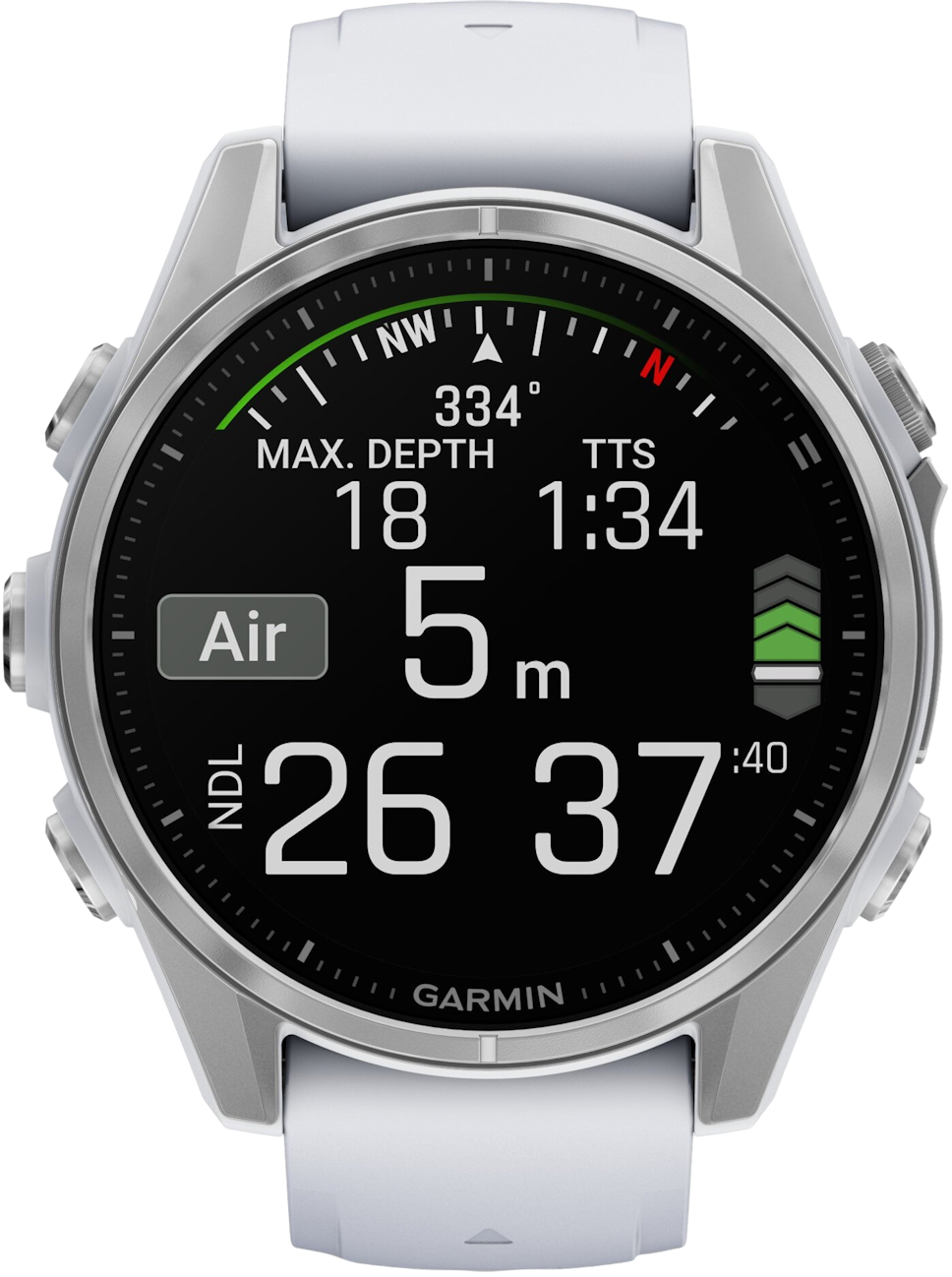 Smartwatch GARMIN Fenix 8 43mm Srebrno-biały