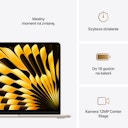 Laptop Apple MacBook Air 2025 13.6" Retina M4 16GB 512GB Księżycowa poświata