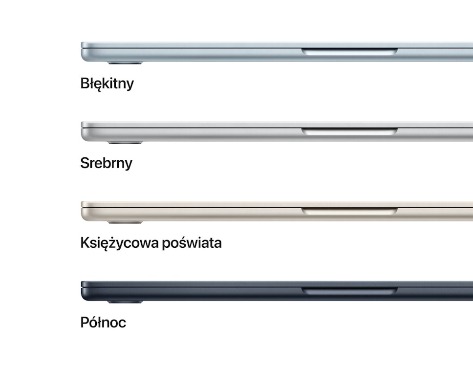 Laptop Apple MacBook Air 2025 13.6" Retina M4 16GB 512GB Księżycowa poświata