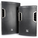Zestaw nagłośnieniowy 2600W 2x kolumna aktywna 12'' subwoofer 15'' statywy okablowanie