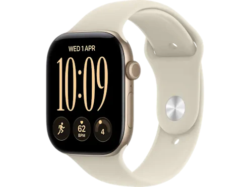 Apple Watch 12 GPS + Cellular 42mm aluminium jasne złoto pasek piaskowy