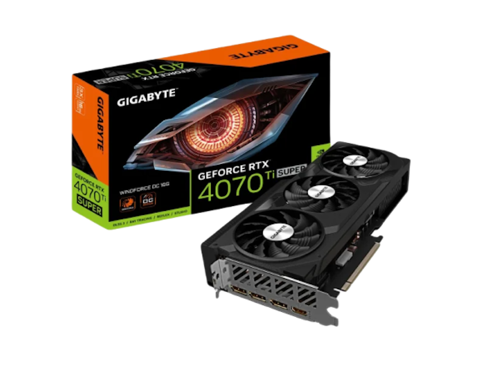 Karta Graficzna Gigabyte GeForce RTX 4070 Ti SUPER WINDFORCE OC 16GB GDDR6X