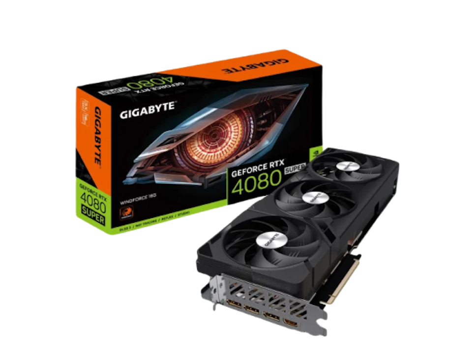 Karta Graficzna Gigabyte GeForce RTX 4080 SUPER WINDFORCE 16GB GDDR6X Karta Graficzna Gigabyte GeForce RTX 4080 SUPER WINDFORCE 16GB GDDR6X