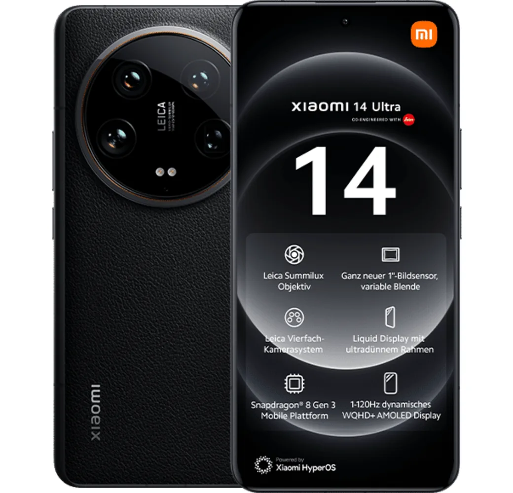 Xiaomi 14 ultra 中国版　16G 1TB 青 Xiaomi 14 Ultra 6.73Inch 16GB + 1TB Mobile Phone Blue