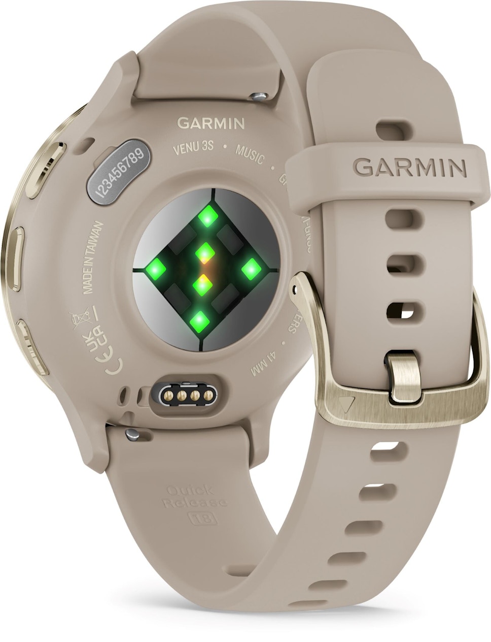 Smartwatch Garmin Venu 3s 41mm Kremowo-złoty