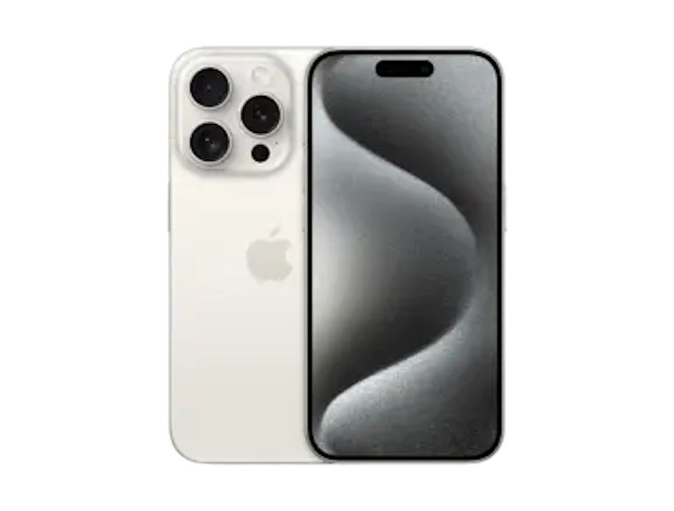 Smartfon Apple iPhone 15 Pro 256 GB Tytan Biały Smartfon Apple iPhone 15 Pro 256 GB Tytan Biały