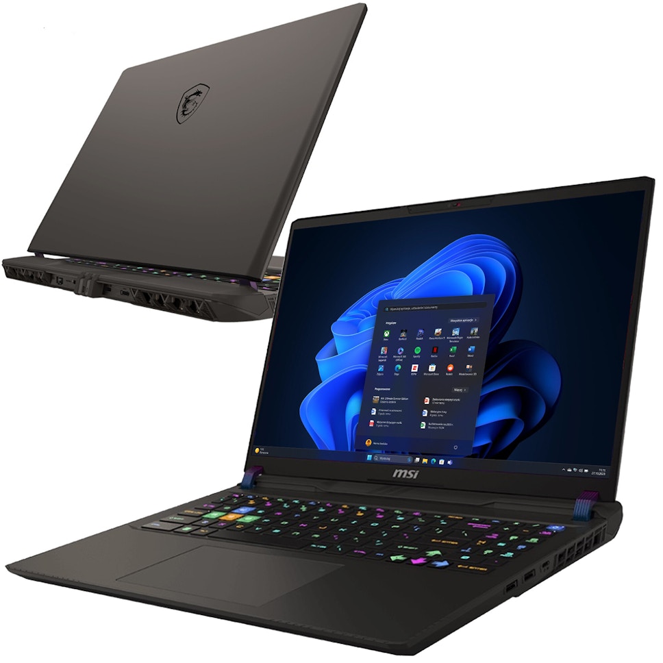 Laptop MSI Vector 16 HX A13VHG-492PL 16 i9/16GB/1TB/RTX4080 Laptop MSI Vector 16 HX A13VHG-492PL 16 i9/16GB/1TB/RTX4080
