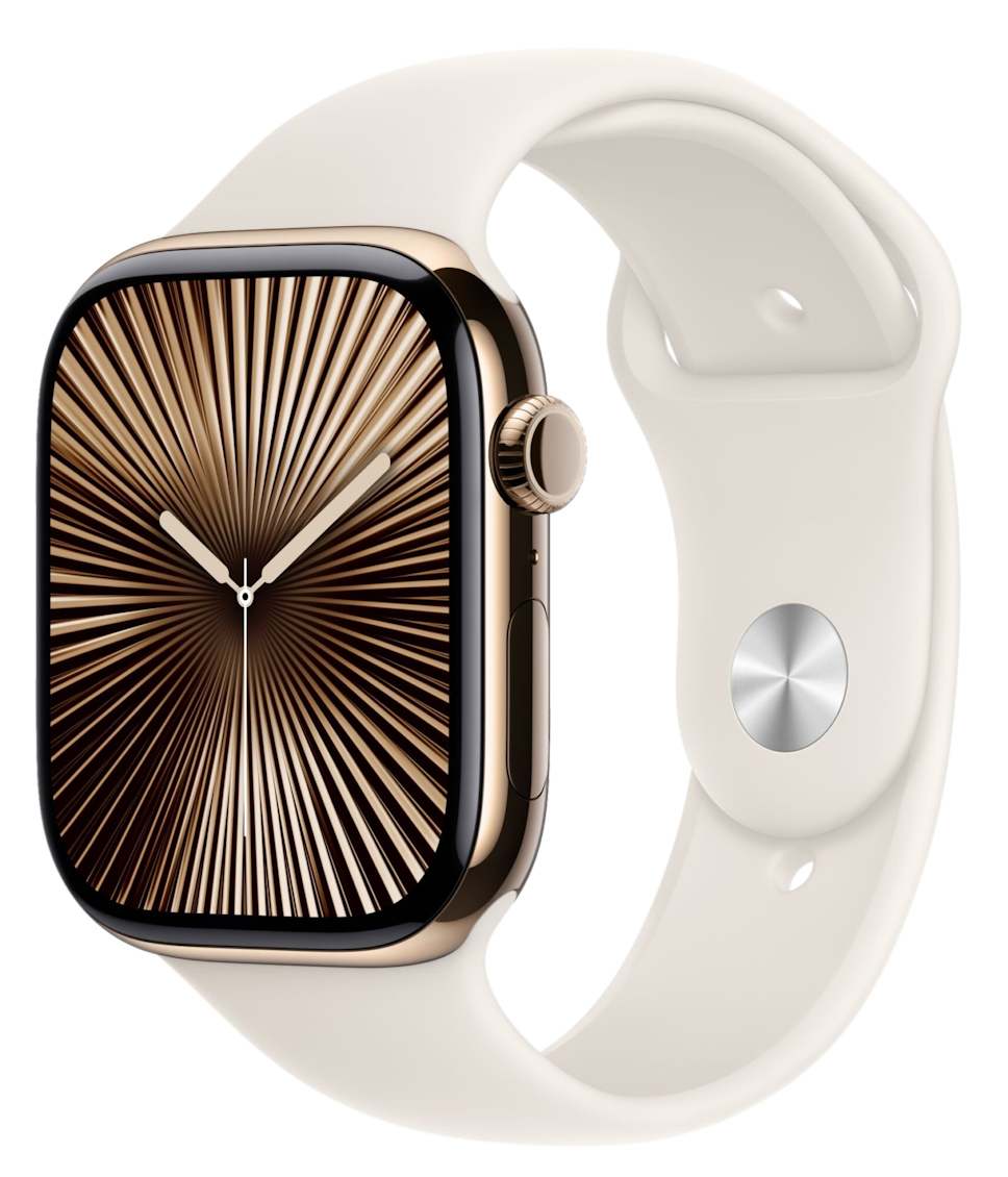 Apple Watch 10 GPS + Cellular 46mm Tytanowy Złoty Apple Watch 10 GPS + Cellular 46mm Tytanowy Złoty