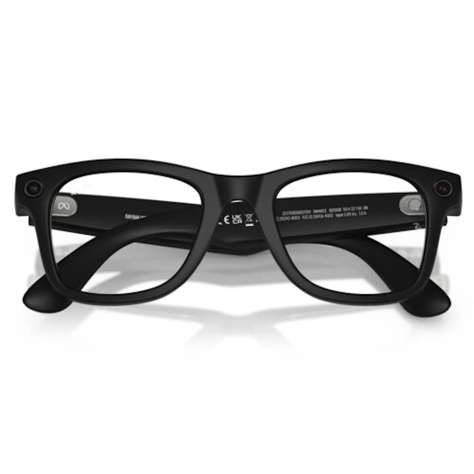 Okulary META Ray-Ban Wayfarer Gen 2 Czarny mat