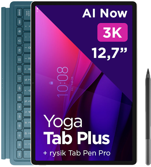 Tablet Lenovo Yoga Tab Plus TB520FU 12.7" 16/256GB Wi-Fi Niebieski