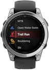 Smartwatch Garmin Fenix E 47mm Czarno-srebrny