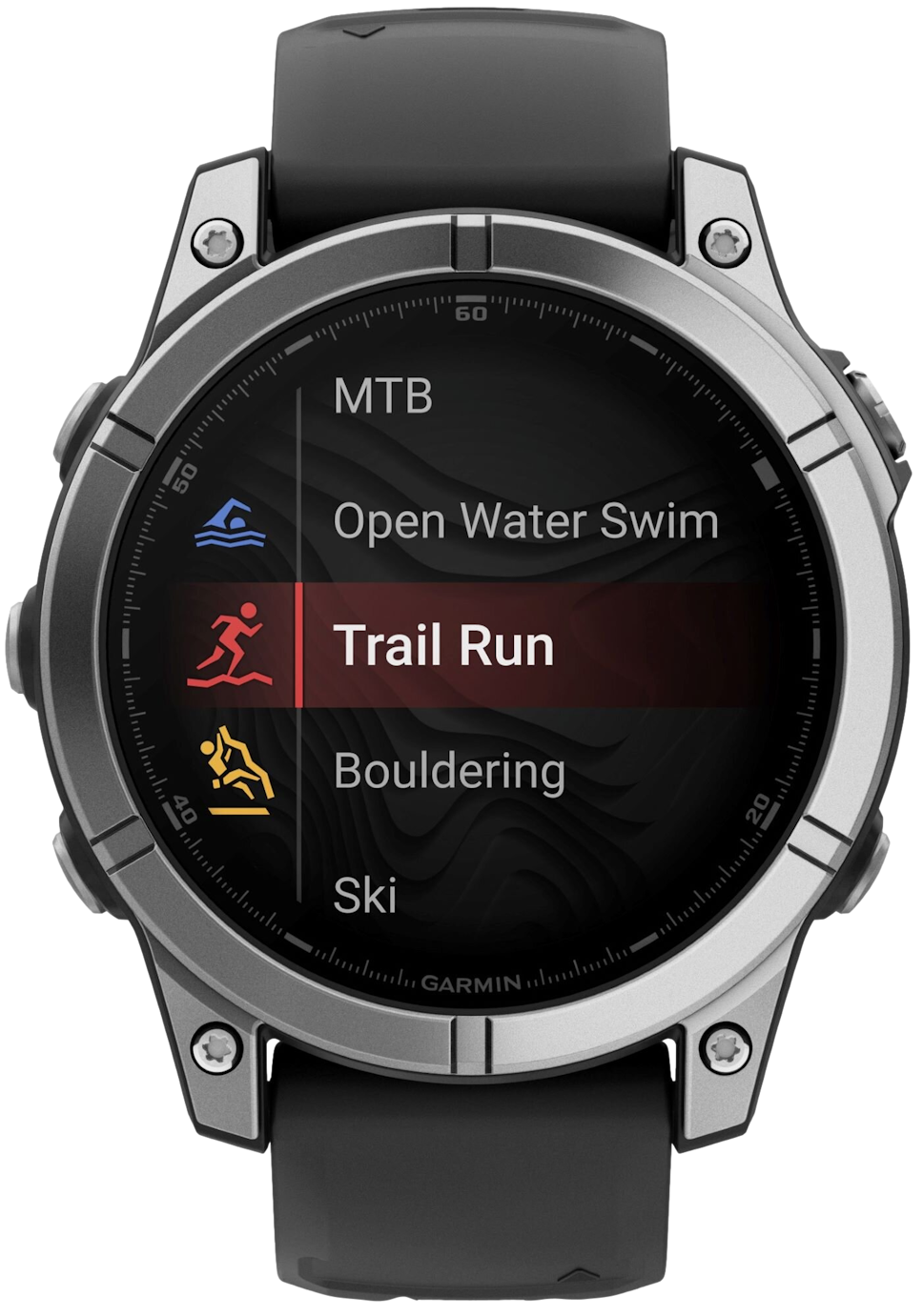 Smartwatch Garmin Fenix E 47mm Czarno-srebrny