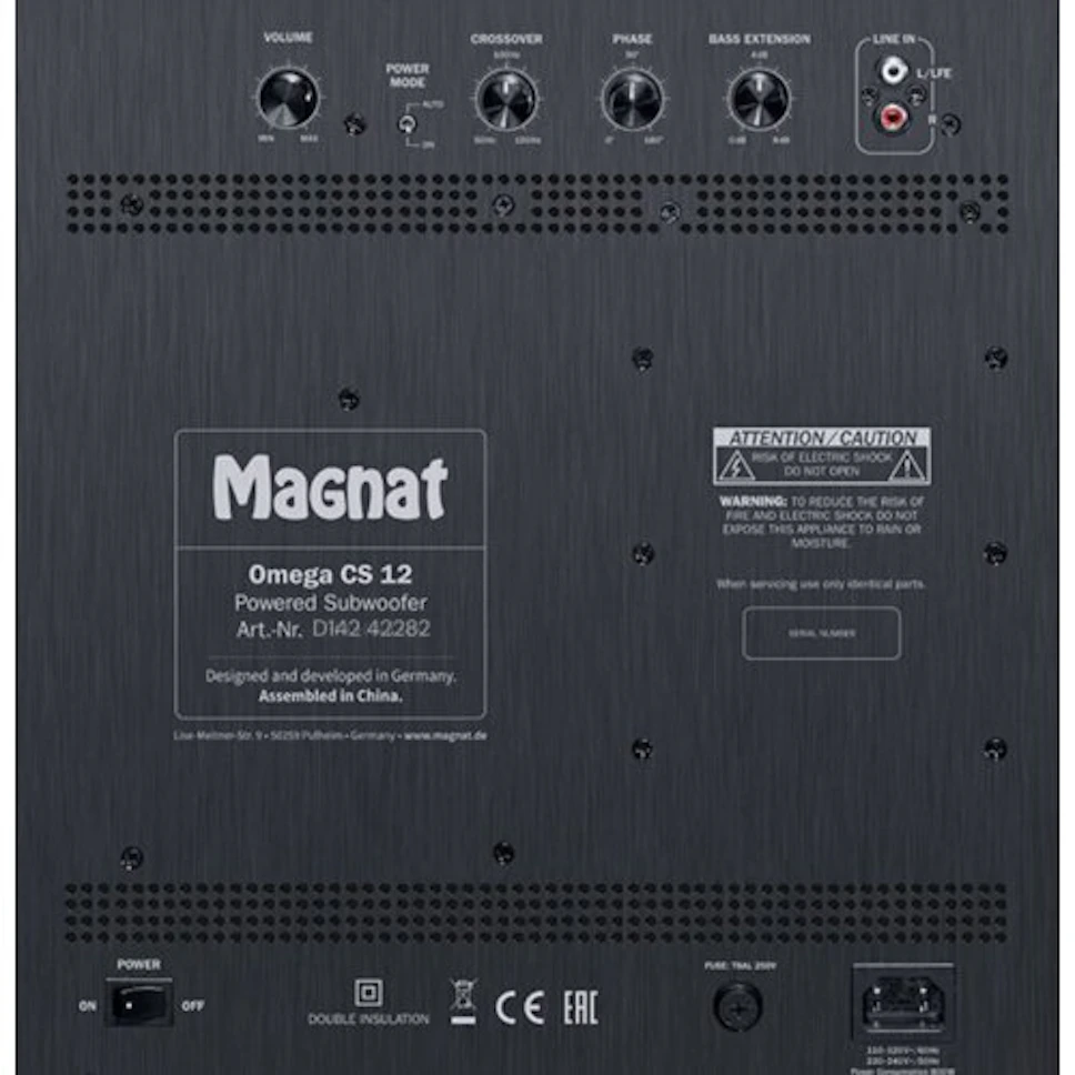 Subwoofer MAGNAT Omega CS 12 Czarny