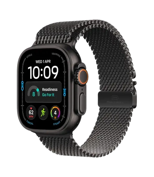 Apple Watch Ultra 4 GPS + Cellular 49mm Czarny bransoleta mediolańska czarna