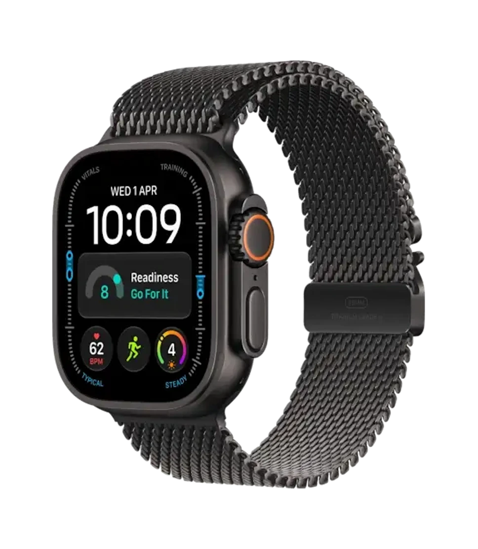 Apple Watch Ultra 4 GPS + Cellular 49mm Czarny bransoleta mediolańska czarna