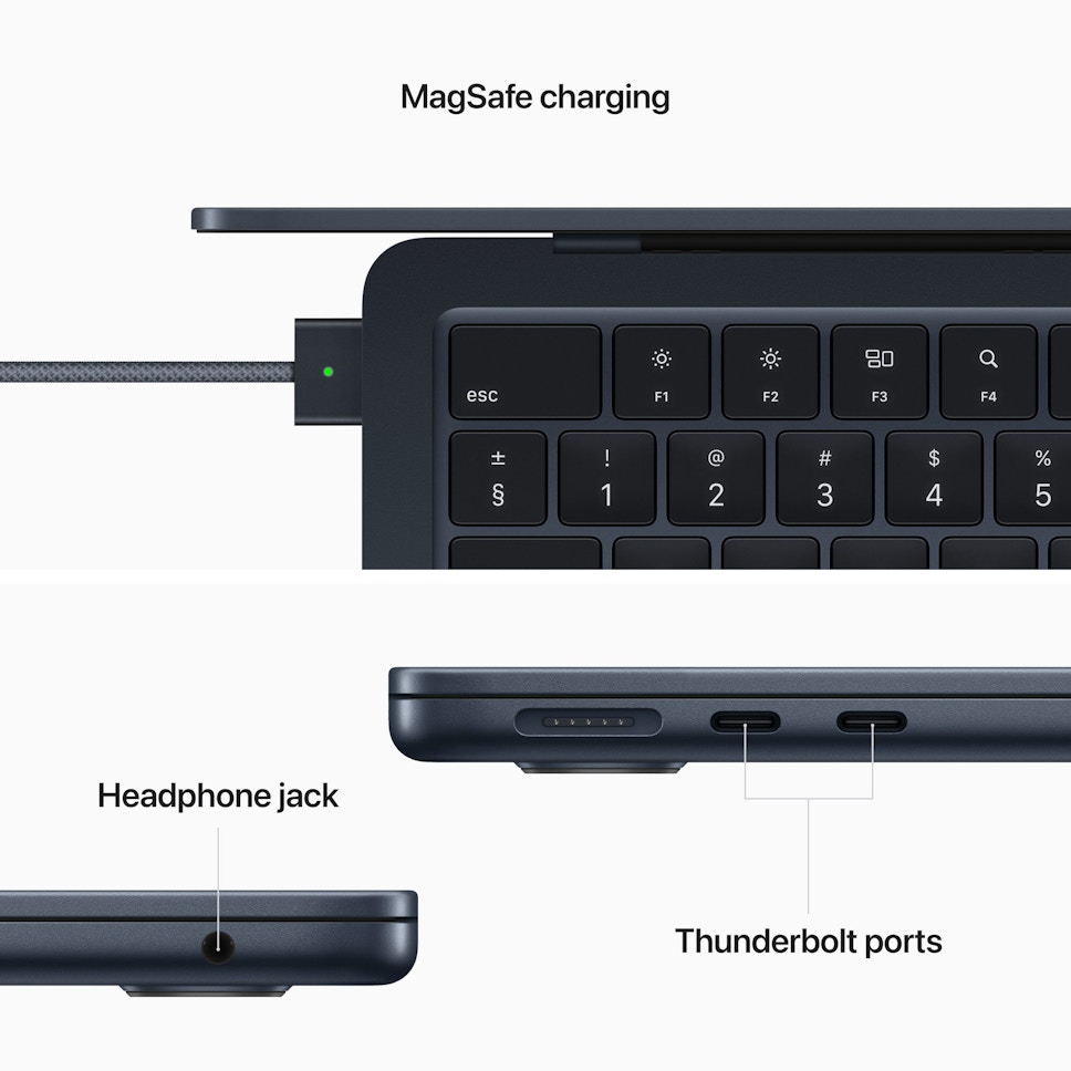 Laptop Apple MacBook Air 13.6"  M2 16/256GB Północ