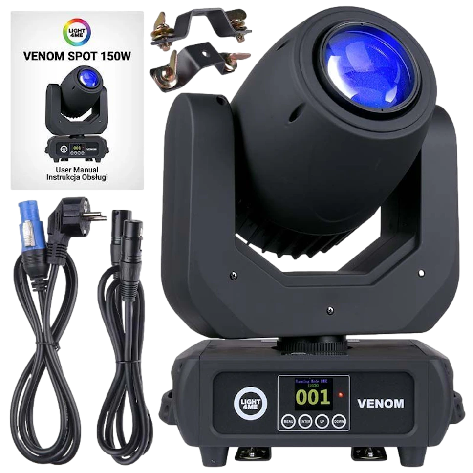 LIGHT4ME VENOM SPOT 150W głowica ruchoma LED 