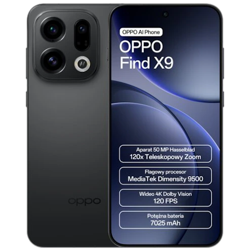 Smartfon OPPO Find X9 5G 12/512 6.59" 120Hz Czarny