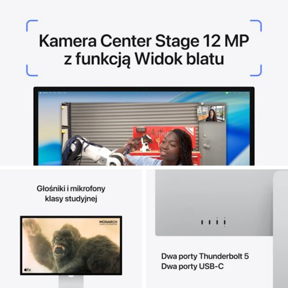 Monitor Apple Studio Display 2026 27" 5120x2880px Szkło nanostrukturalne