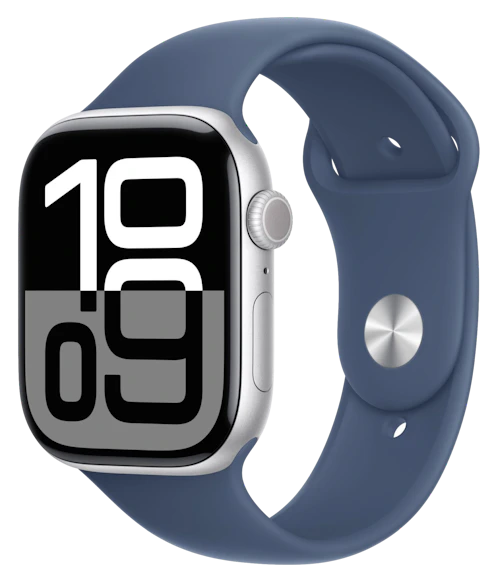 Smartwatch Apple Watch 10 GPS + Cellular 46mm Srebrny