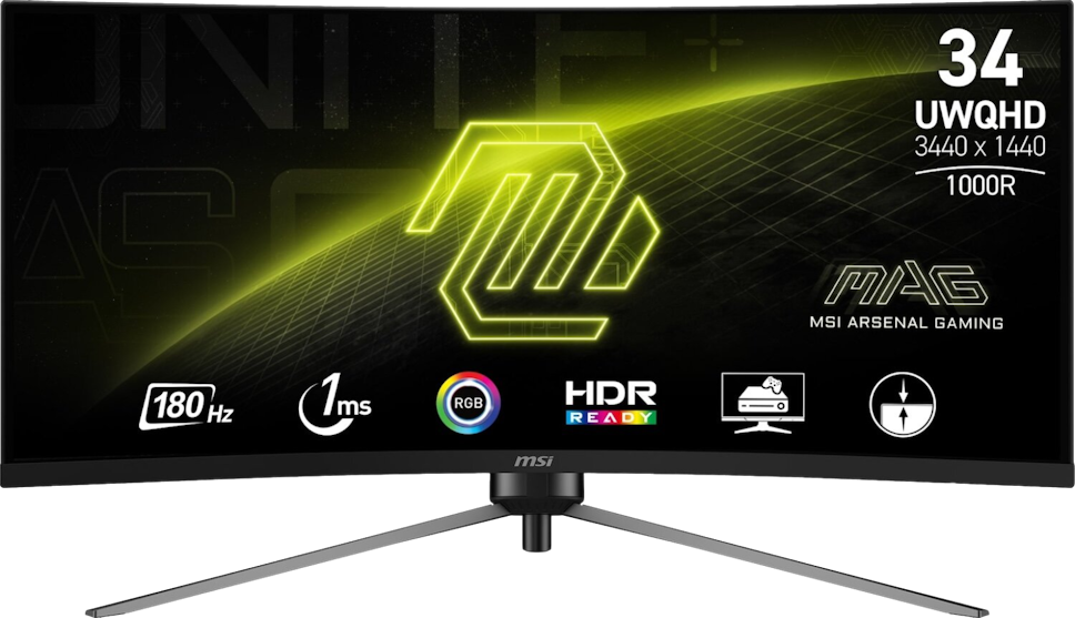 Monitor MSI MAG 345CQR 34" 3440x1440px 180Hz 1ms Curved